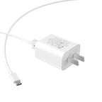 Wall charger “C62 Victoria” dual USB port 3C set with cable