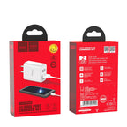 Wall charger “C62 Victoria” dual USB port 3C set with cable