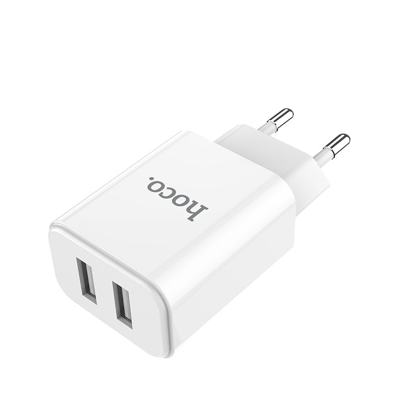 Wall charger “C62A Victoria” dual USB port EU set with cable