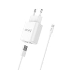 Wall charger “C62A Victoria” dual USB port EU set with cable