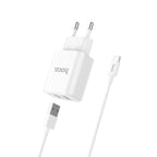 Wall charger “C62A Victoria” dual USB port EU set with cable