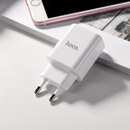 Wall charger “C63A Victoria” dual USB ports LED digital display EU