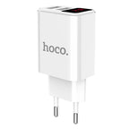 Wall charger “C63A Victoria” dual USB ports LED digital display EU