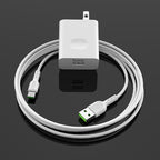 Wall charger “C65 Warwick” single USB port US set with cable