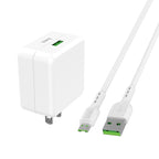 Wall charger “C66 Surpass” single USB port US set with cable