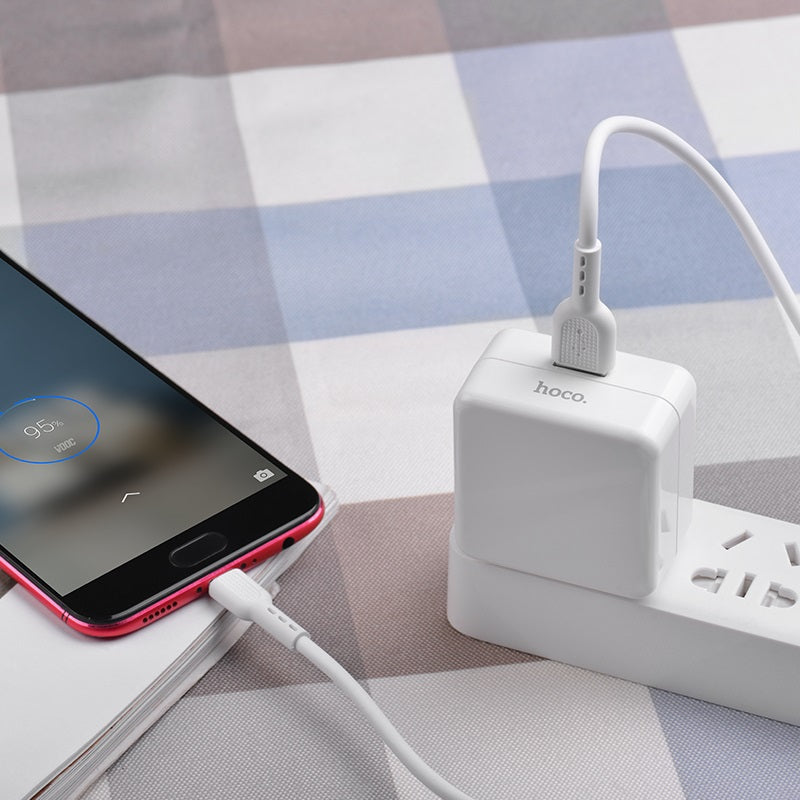 Wall charger “C66 Surpass” single USB port US set with cable