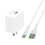 Wall charger “C66 Surpass” single USB port US set with cable