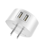 Wall charger “C67 Shell” dual USB port US