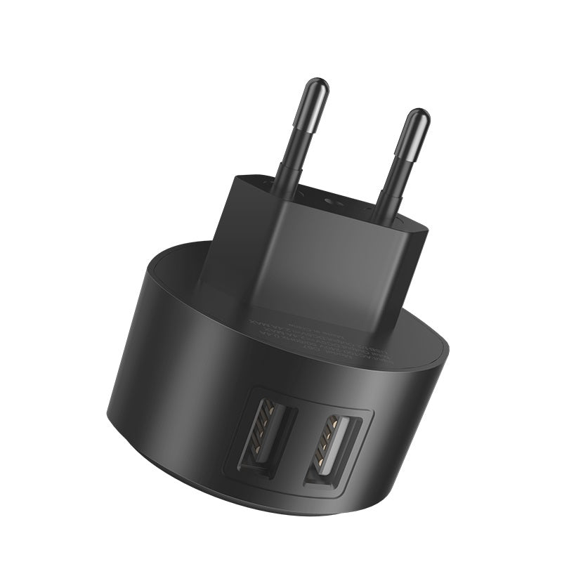 Wall charger “C67A Shell” dual USB port EU