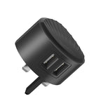 Wall charger “C67B Shell” dual USB port UK