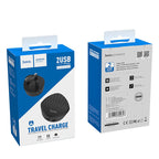 Wall charger “C67B Shell” dual USB port UK
