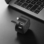 Wall charger “C67B Shell” dual USB port UK