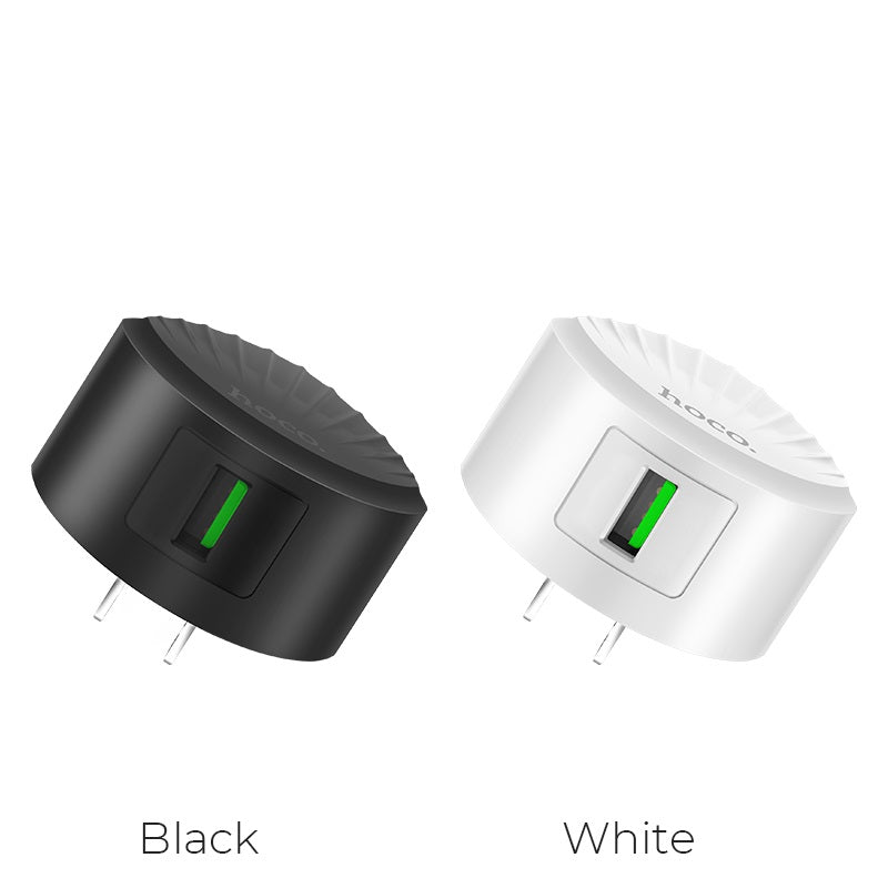 Wall charger “C68 Shell” single USB port QC3.0 US