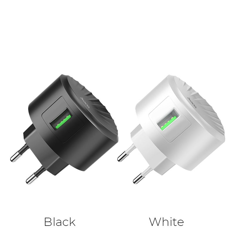 Wall charger “C68A Shell” single USB port QC3.0 EU