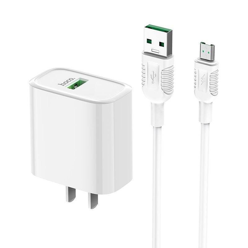Wall charger “C69 Dynamic power” CN plug single USB QC3.0 set with cable