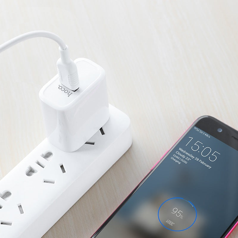 Wall charger “C69 Dynamic power” CN plug single USB QC3.0 set with cable