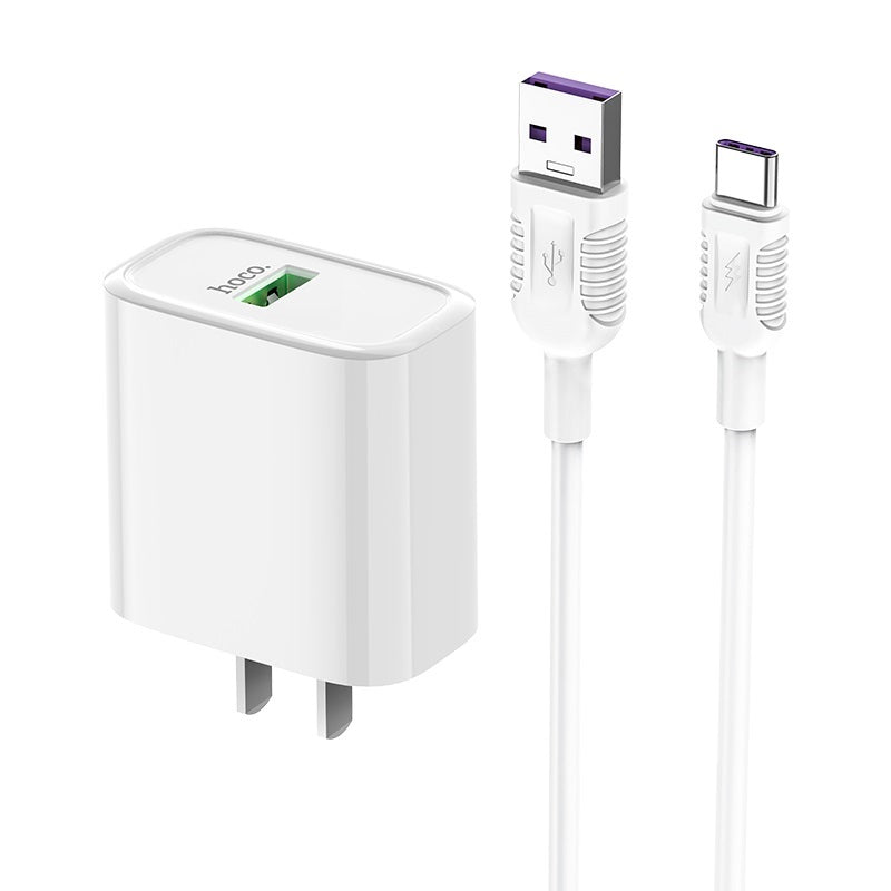 Wall charger “C69 Dynamic power” CN plug single USB QC3.0 set with cable