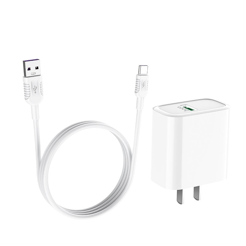 Wall charger “C69 Dynamic power” CN plug single USB QC3.0 set with cable