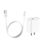 Wall charger “C69 Dynamic power” CN plug single USB QC3.0 set with cable