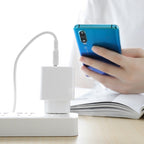 Wall charger “C69A Dynamic power” EU plug single USB QC3.0 set with cable