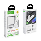 Wall charger “C69A Dynamic power” EU plug single USB QC3.0 set with cable