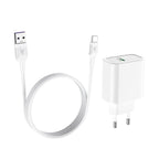 Wall charger “C69A Dynamic power” EU plug single USB QC3.0 set with cable