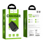 Wall charger “C70 Cutting-edge” single USB port QC3.0 US set with cable