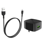 Wall charger “C70 Cutting-edge” single USB port QC3.0 US set with cable
