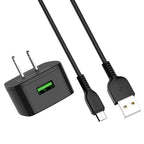 Wall charger “C70 Cutting-edge” single USB port QC3.0 US set with cable