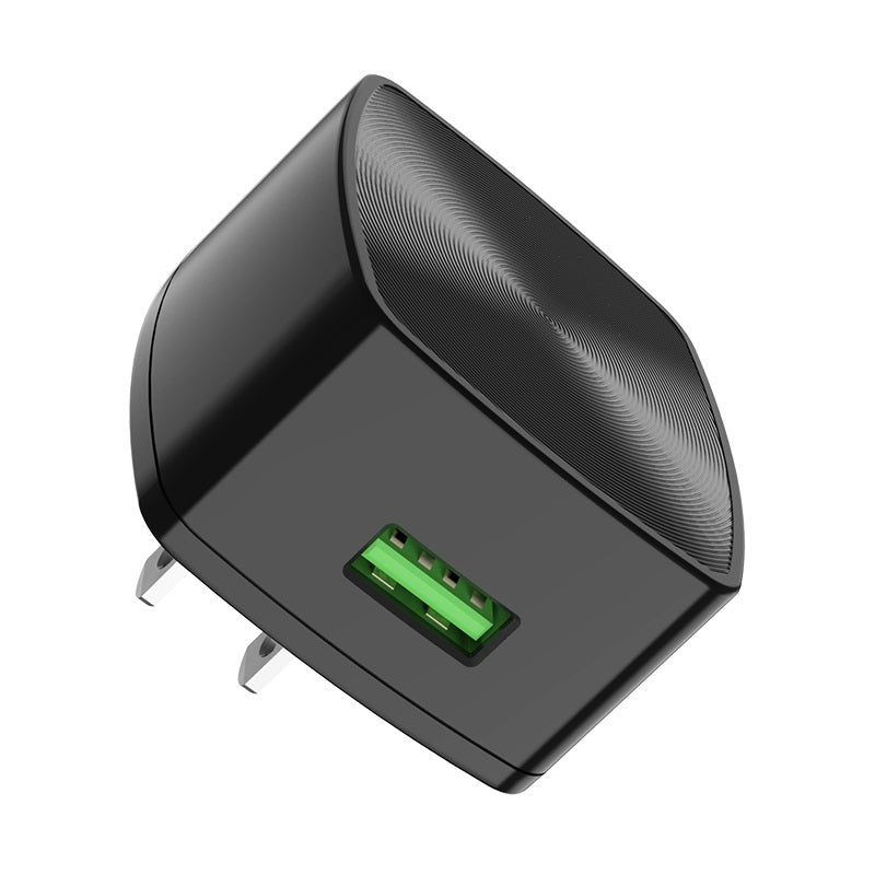 Wall charger “C70 Cutting-edge” single USB port QC3.0 US set with cable