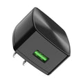 Wall charger “C70 Cutting-edge” single USB port QC3.0 US set with cable