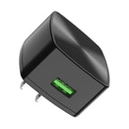 Wall charger “C70 Cutting-edge” single USB port QC3.0 US set with cable