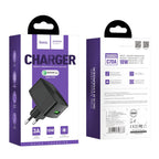 Wall charger “C70A Cutting-edge” single port QC3.0  EU set with cable