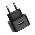 Wall charger “C70A Cutting-edge” single port QC3.0  EU set with cable