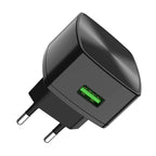 Wall charger “C70A Cutting-edge” single port QC3.0  EU set with cable