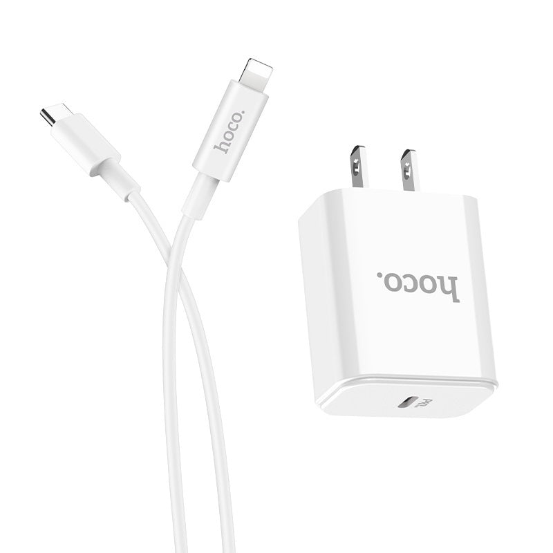 Wall charger “C71 Star speed” PD3.0 single Type-C set with cable US