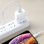 Wall charger “C72 Glorious” US plug single USB set with cable