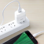 Wall charger “C72 Glorious” US plug single USB set with cable