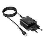 Wall charger “C72Q Glorious” QC3.0 EU plug set with cable