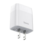 Wall charger “C73 Glorious” US plug dual USB set with cable