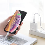 Wall charger “C73 Glorious” US plug dual USB set with cable