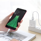 Wall charger “C73 Glorious” US plug dual USB set with cable