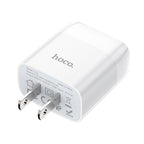 Wall charger “C73 Glorious” US plug dual USB set with cable