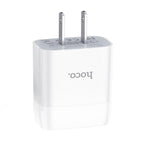 Wall charger “C73 Glorious” US plug dual USB set with cable