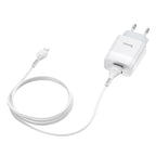 Wall charger “C73A Glorious” EU plug dual USB set with cable
