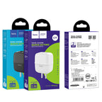 Wall charger “C77 Highway” dual port charger US plug set with cable
