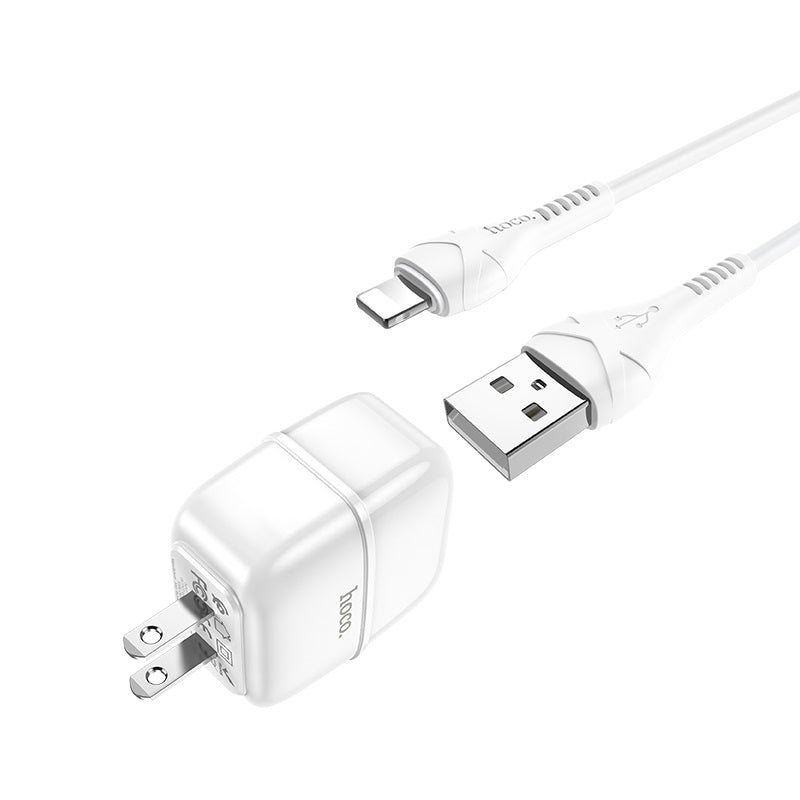 Wall charger “C77 Highway” dual port charger US plug set with cable