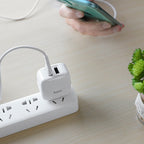 Wall charger “C77 Highway” dual port charger US plug set with cable