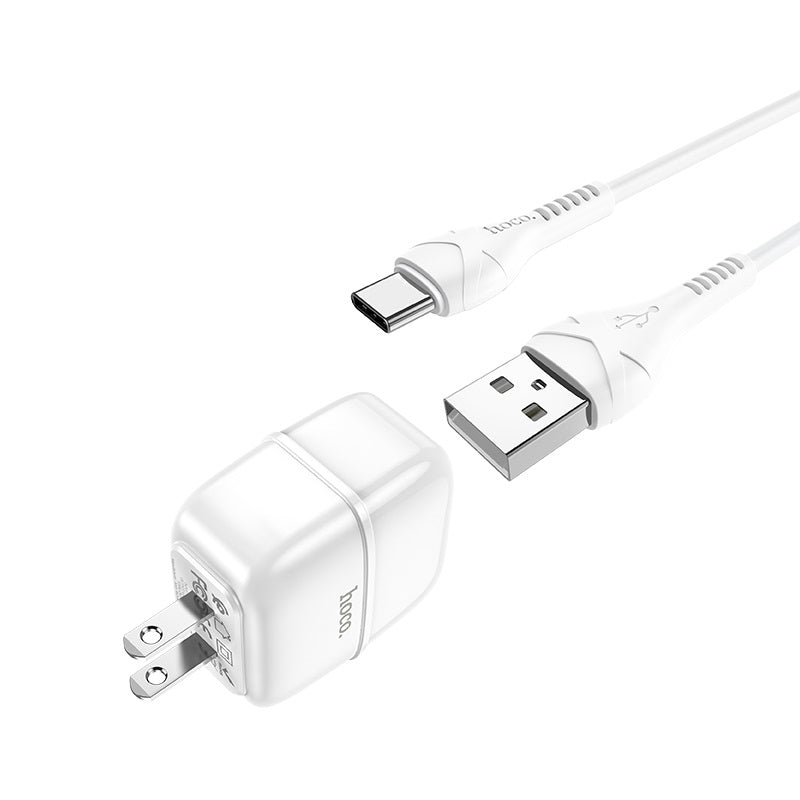 Wall charger “C77 Highway” dual port charger US plug set with cable