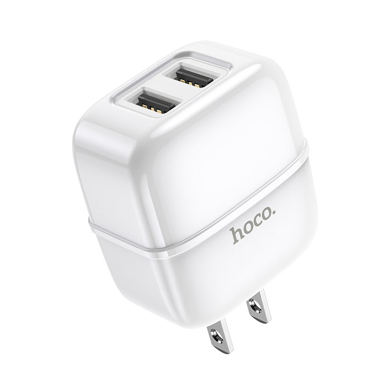 Wall charger “C77 Highway” dual port charger US plug set with cable